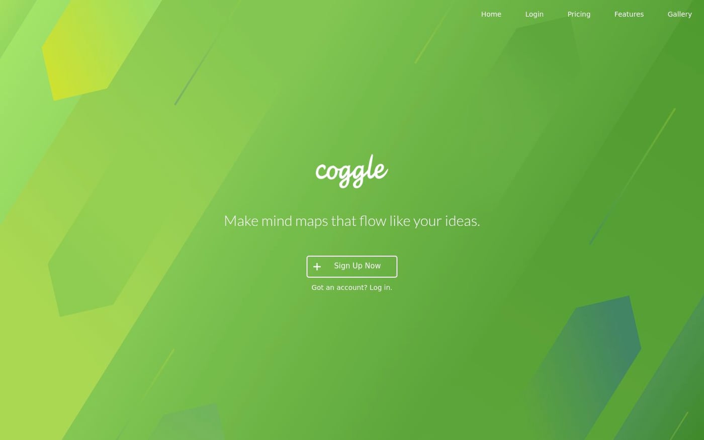 Coggle homepage