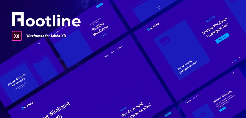 Rootline Wireframe UI Kit
