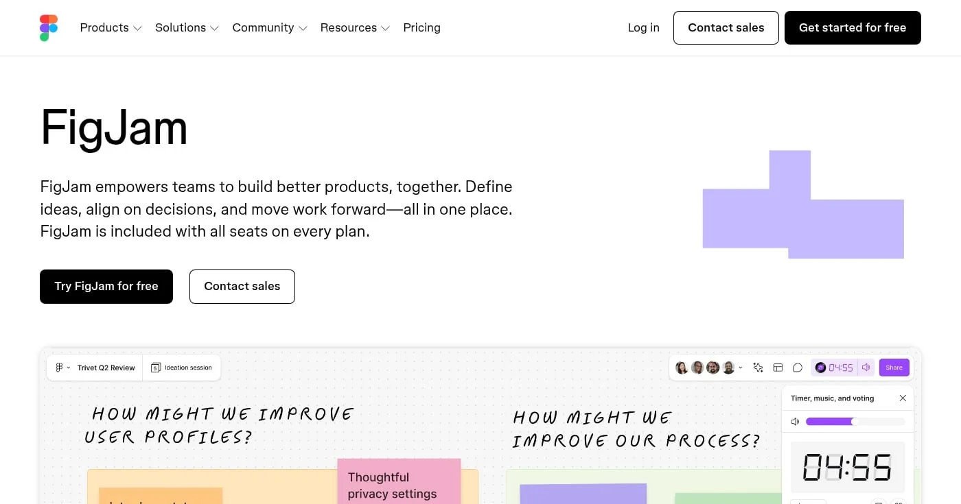 FigJam online whiteboard for design teams