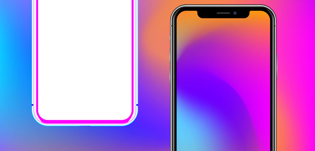 iPhone X Figma mockup shapes