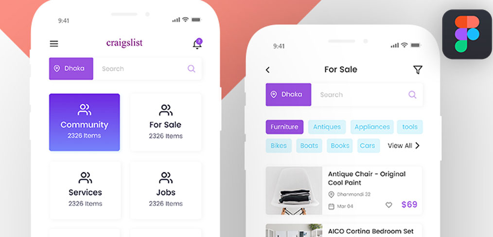 Craigslist mobile app concept