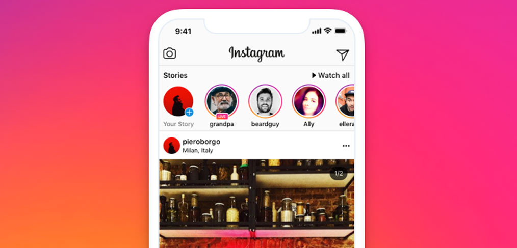 Instagram Mobile Figma UI 2018