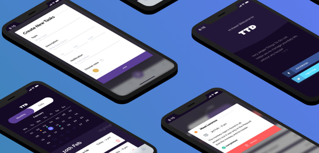 To-do mobile app Figma template