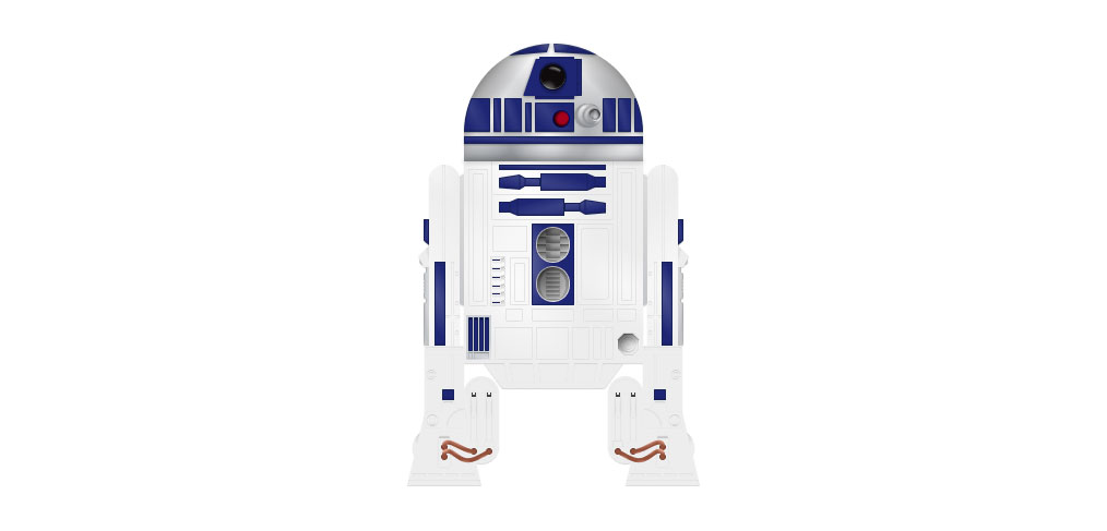 Star Wars with Figma: R2-D2 Illustration