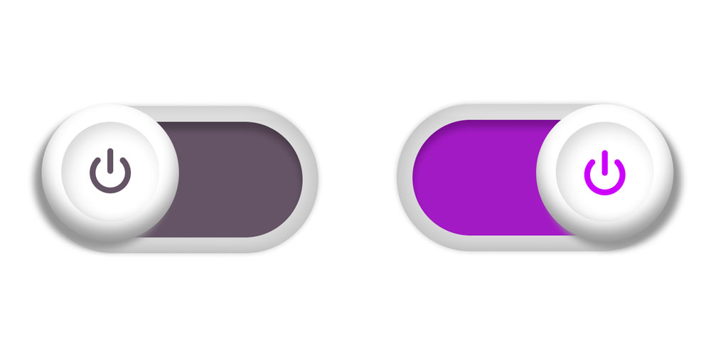 On/Off toggle Figma freebie