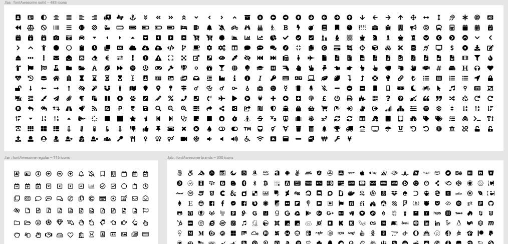 Bộ biểu tượng Font Awesome 5 Free cho Figma sẽ giúp bạn tiết kiệm thời gian và công sức trong việc thiết kế các biểu tượng. Bạn có thể tìm thấy hơn 1,700 biểu tượng miễn phí và dễ dàng truy cập và sử dụng chúng trong dự án của mình. Với Figma, bạn cũng có thể tùy chỉnh và thay đổi màu sắc để biểu tượng phù hợp với thiết kế chung của dự án.