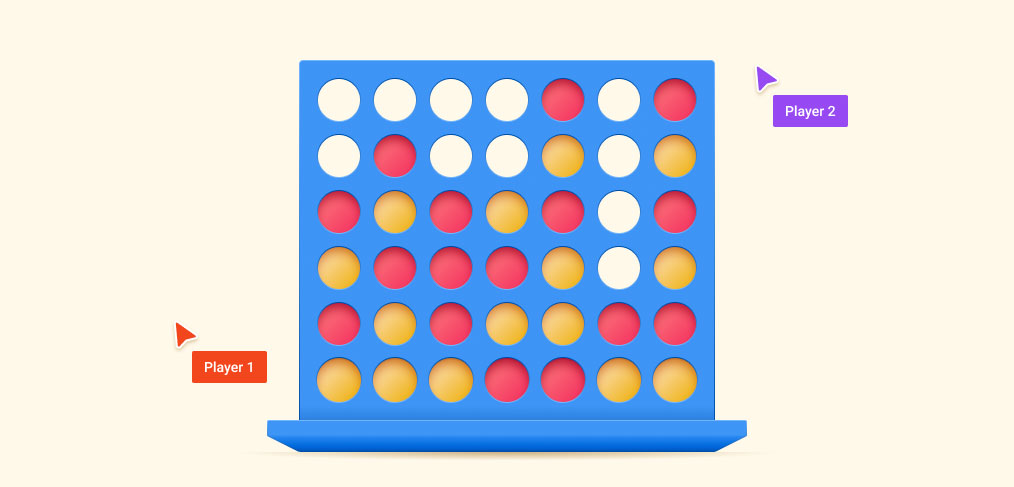 Connect Four Figma Multiplayer game