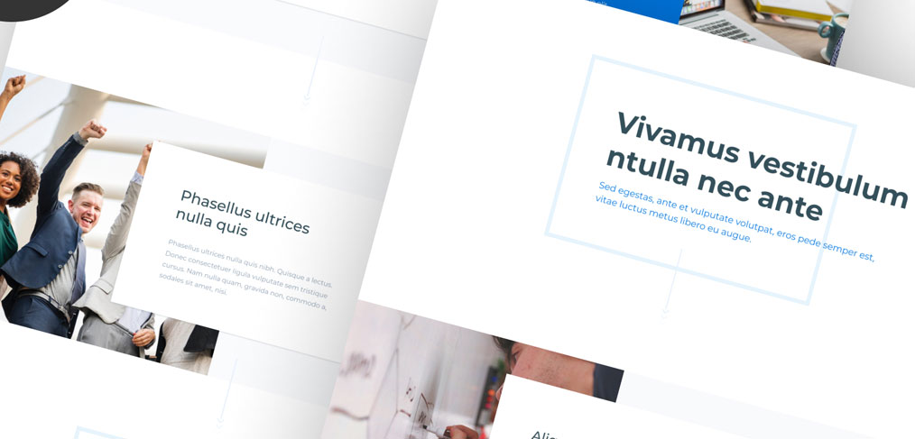 Landing page template for Figma