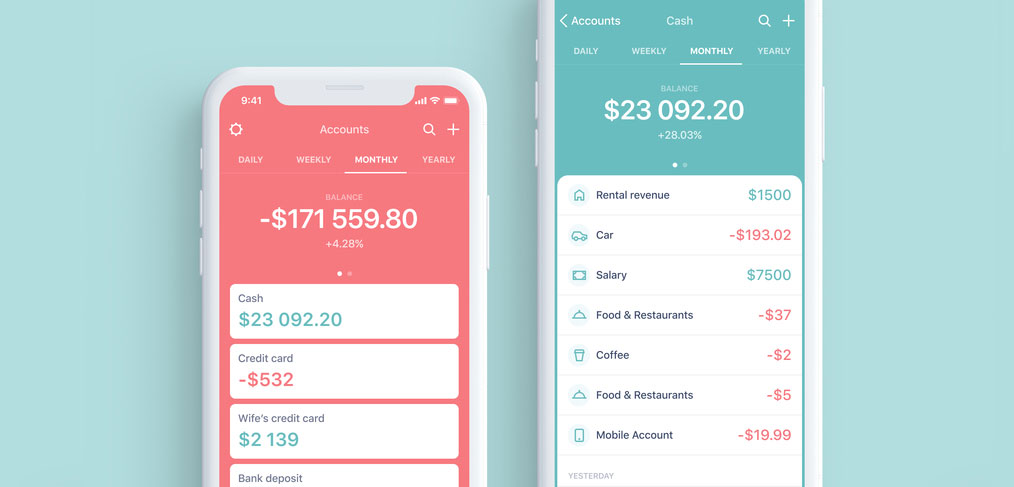 Personal Budget Figma App template