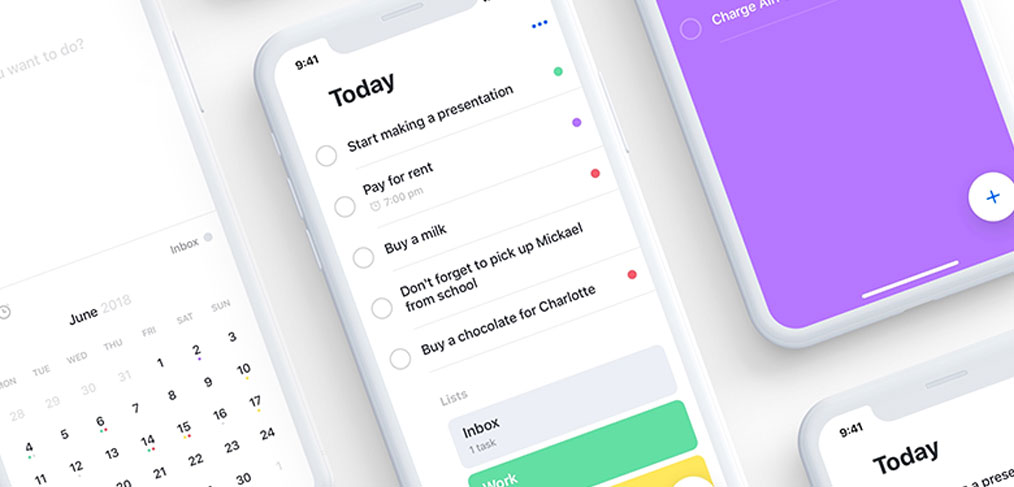 Tasker – ToDo Figma App template