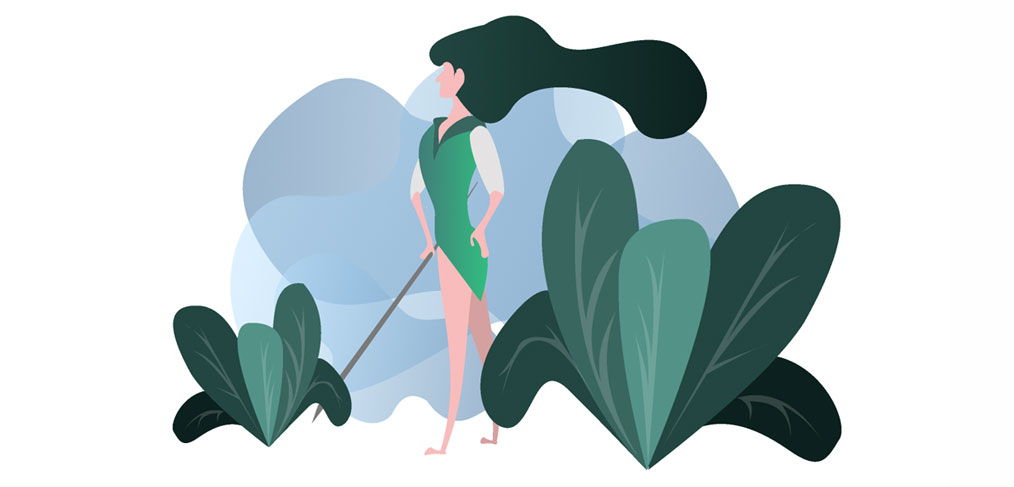 Forest Protector – Girl Illustration