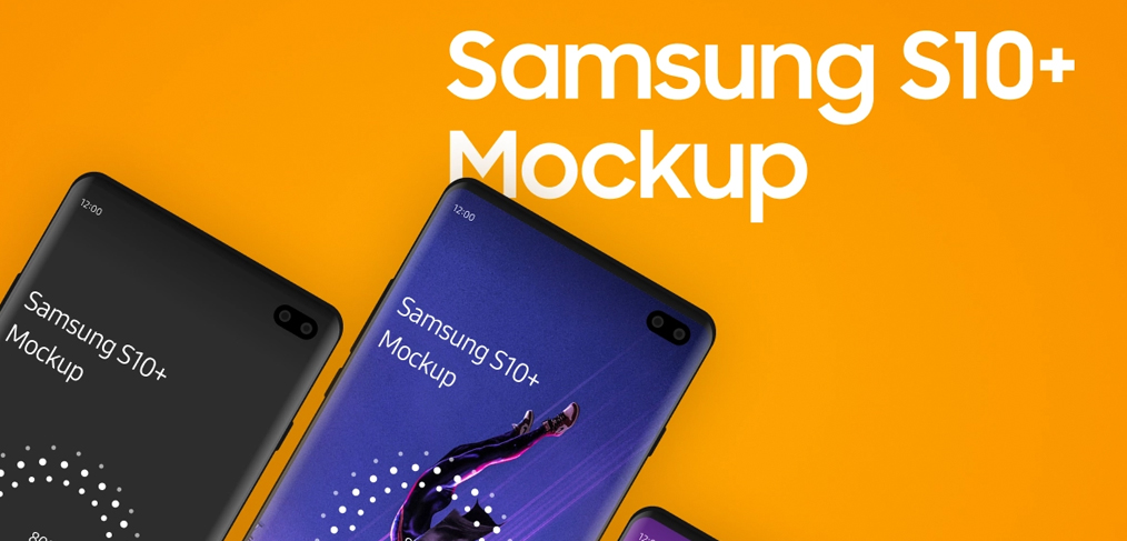 Samsung S10+ Figma Mockup