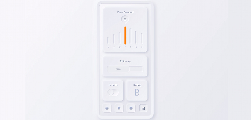 Neumorphic Figma mobile concept