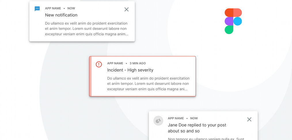 Auto layout Figma notifications