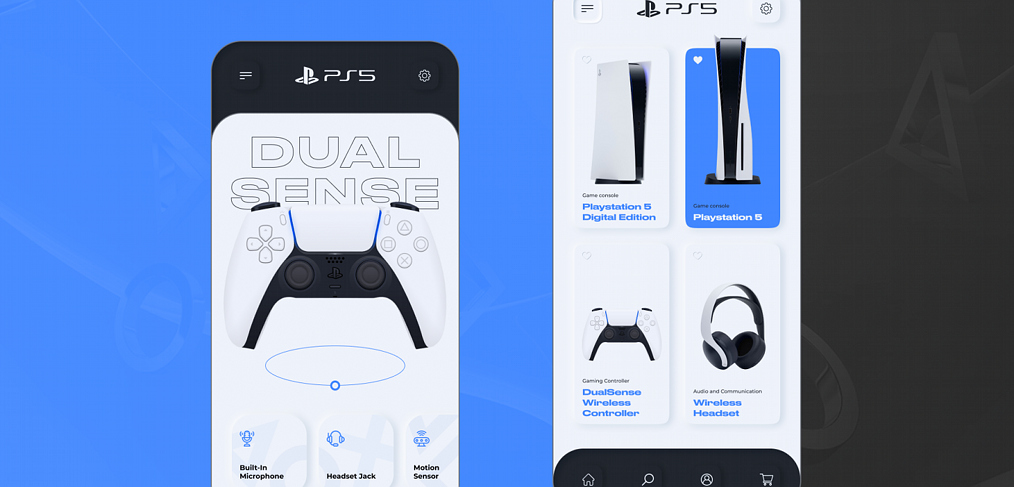 Playstation 5 Store Figma concept