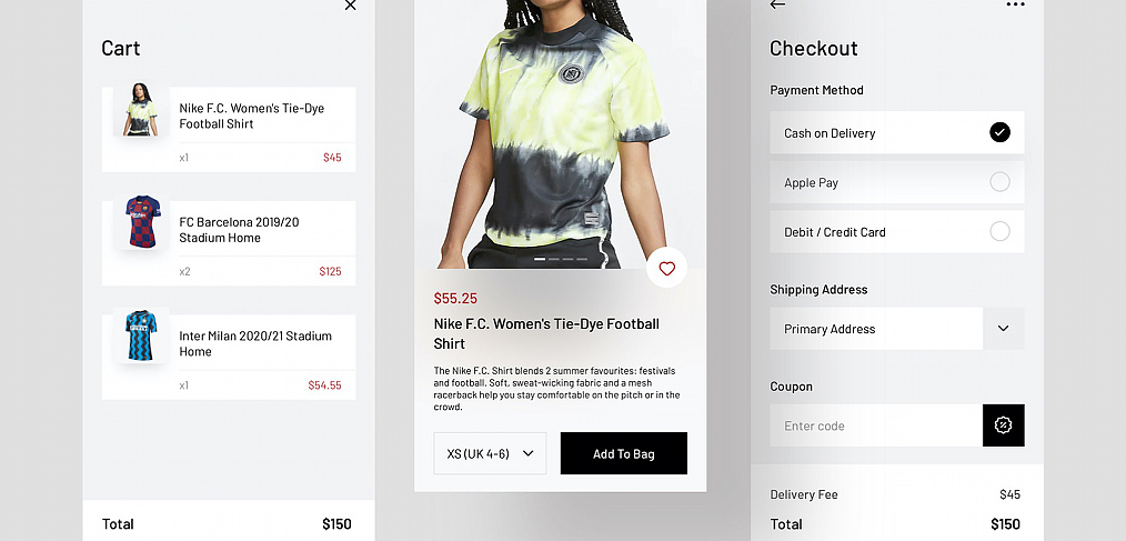 Jersey Shop Figma Mobile UI Kit