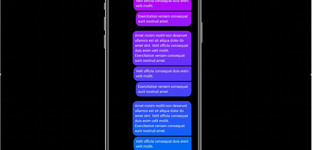 Messenger gradient styling in Figma