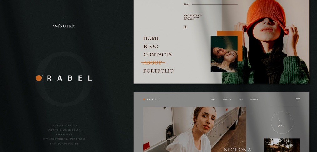 Orabel Figma Web UI Kit (Premium)