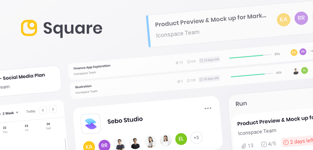Square – Figma Premium Dashboard UI Kit