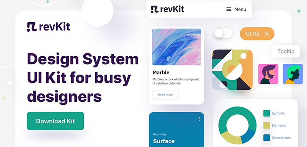 Revkit – Free Figma UI kit