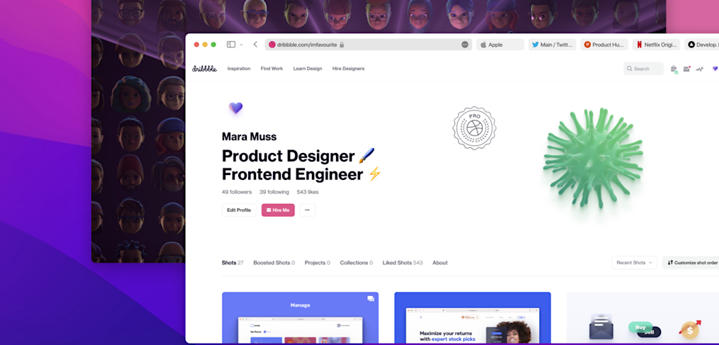 Figma Safari Mockup (macOS Monterey)