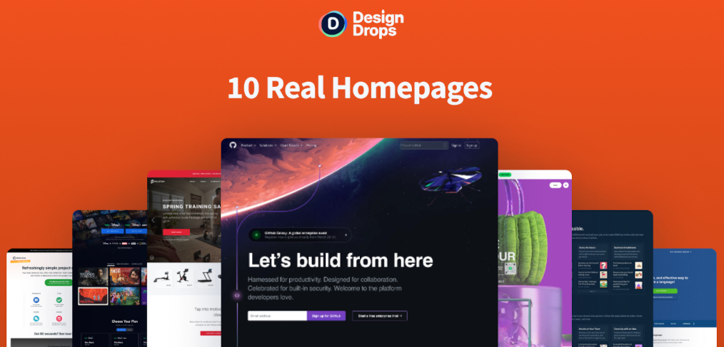 10 Templates of Real Homepages